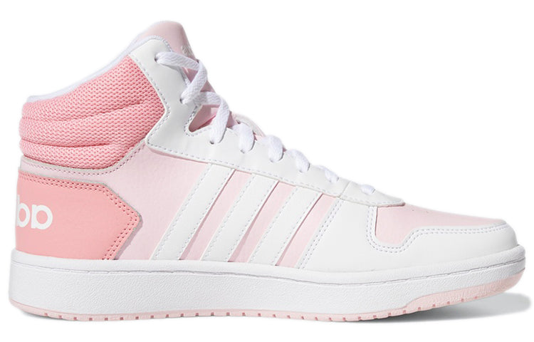 (WMNS) adidas Hoops 2.0 Mid 'Pink White' GX3832