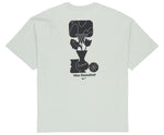 Men's Nike Loose Pattern Cartoon Printing Round Neck Casual Loose Short Sleeve Aqua Blue T-Shirt DQ1906-017