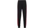 Air Jordan Logo Splicing Fleece Lined Stay Warm Bundle Feet Sweatpants Winter Men's Black DD2329-010