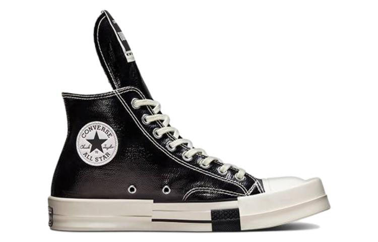 Converse Rick Owens x TURBODRK Chuck 70 High 'Black Lacquer' A01291C