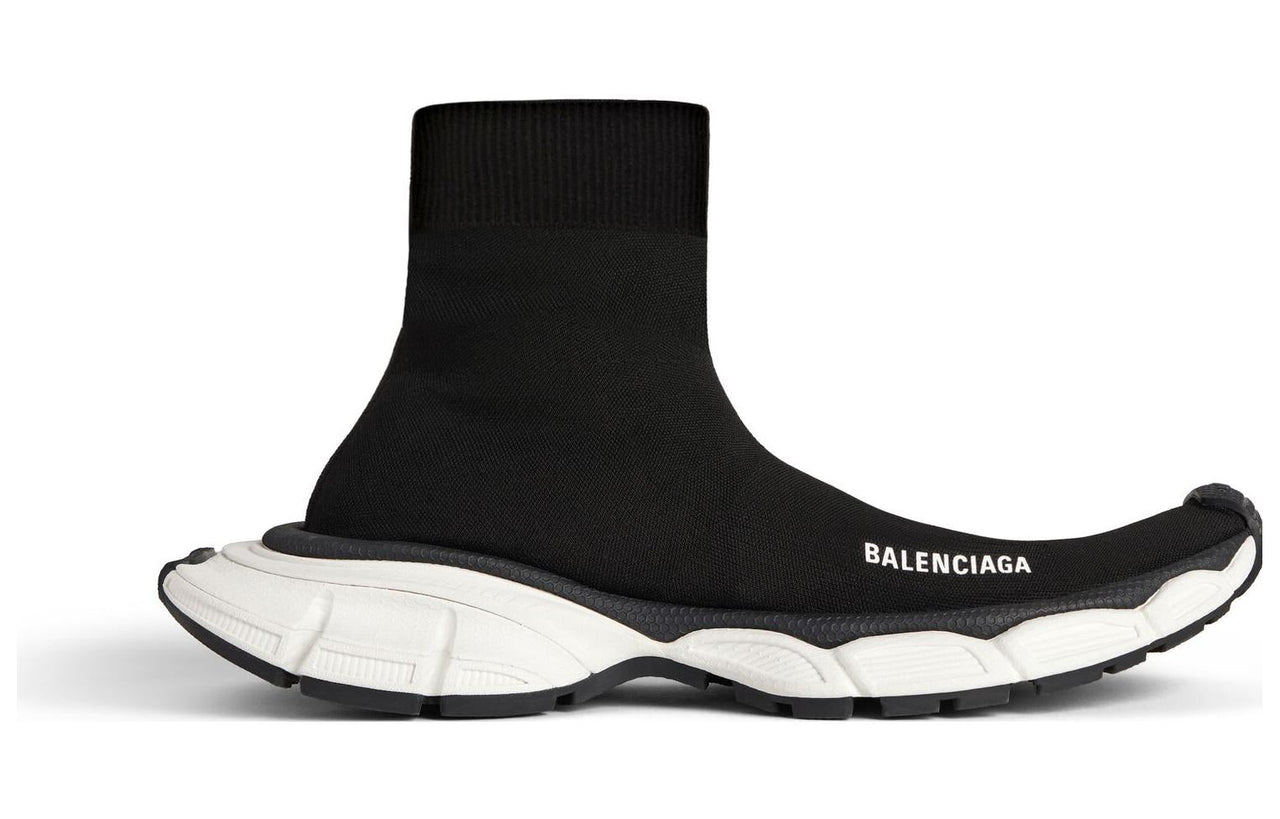 Balenciaga 3XL Sock Sneakers 'Black Recycled Knit' 758483W2DG11090