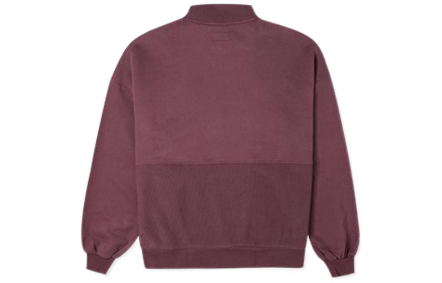 (WMNS) Converse Tapesyt Crew Sweatshirt 'Dark Mauve' 10025059-A02
