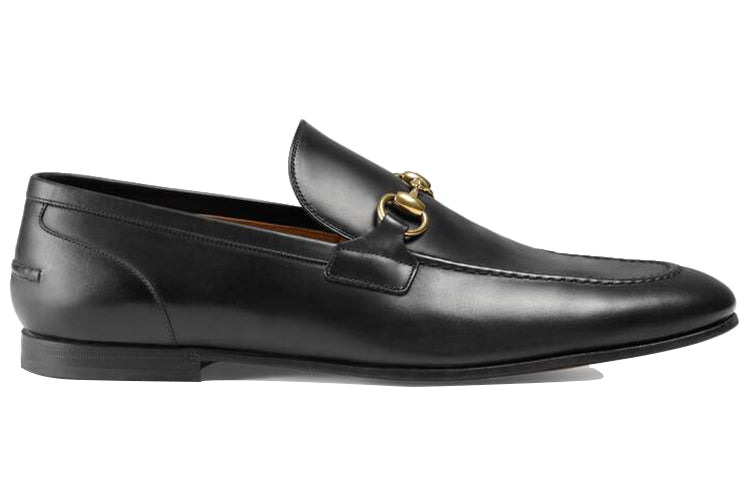 Gucci Jordaan Leather Loafers 'Black' 406994-BLM00-1000