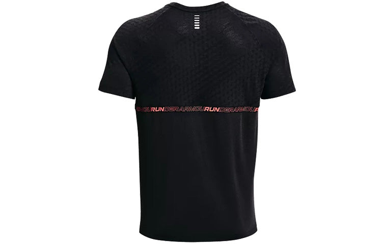 Men's Under Armour Streaker Runclipse Casual Sports Breathable Short Sleeve Black 1361473-001