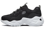 (WMNS) Skechers D Lites 3.0 Low-Top Daddy Shoes Black 66666210-BLK