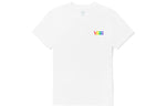 (WMNS) Vans Rainbow Alphabet Printing Round Neck Short Sleeve White VN0A5EUQWHT