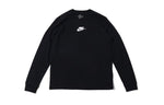 Nike Letter Print Casual Collar Long Sleeve Male Black CU7391-010