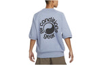 Men's Nike Taiji Alphabet Printing Short Sleeve Blue T-Shirt DN3915-493