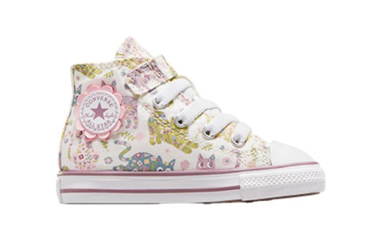 (TD) Converse All Star 1V Hi 'White Cat' A05235C