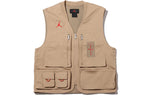 Air Jordan x Cactus Jack by Travis Scott Utility Vest 'Desert Khaki University Red' CW3169-201