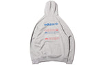 adidas Big Trefoil Hoodie 'Grey Heather Lush Blue' FS7347