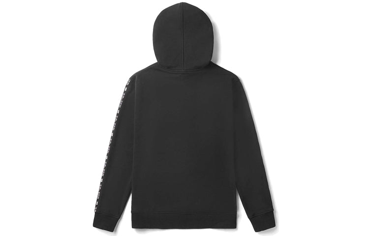 Vans Sleeve Alphabet Logo Sports Loose Couple Style Black VN0A3ZPNBLK