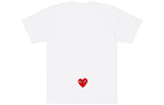 (WMNS) COMME des GARCONS PLAY x CDG Crossover Logo T-Shirt 'White' AE-T101-051-1