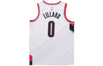 NBA Men's Nike Damian Lillard Portland Trail Blazers SW Jersey White CW3607-106