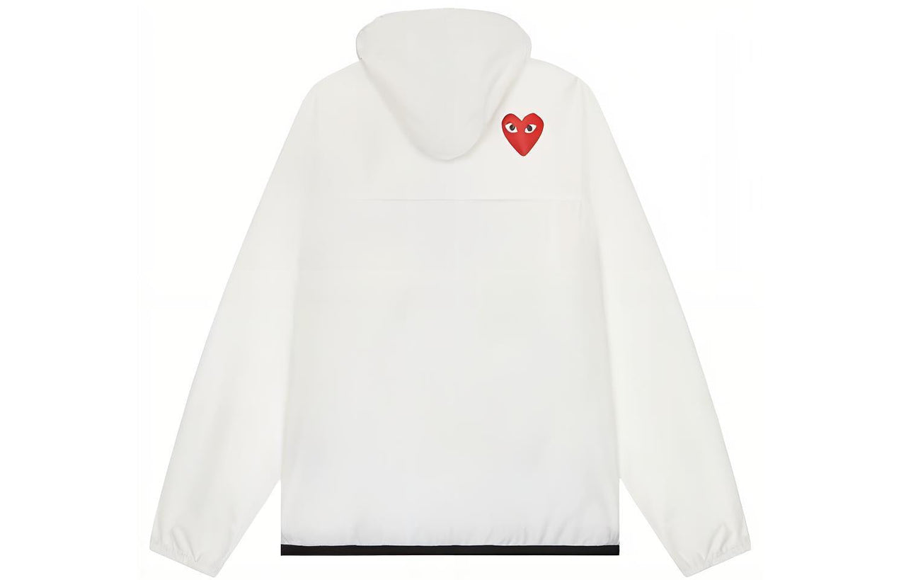 COMME des GARCONS PLAY x K-WAY Jacket Full Zip 'White' P1J501-WHITE