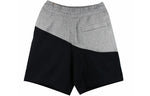 Nike Sportswear Swoosh Small Colorblock Sports Shorts Black Gray Blackgray BV5310-064