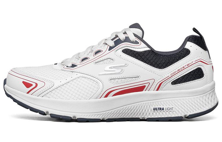 Skechers Go Run Consistent White/Black/Red 220081-WNVR