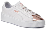 (WMNS) PUMA Basket Platform Metallic 'White Rose Gold' 366169-03