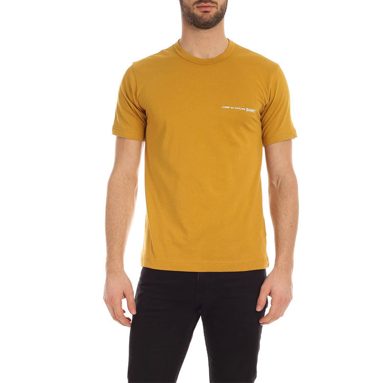 COMME des GARCONS Little Logo Applique Cotton Short-sleeve Tee 'Yellow' S28121-4