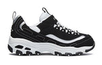 Skechers D'Lites Low-Top Running Shoes K White/Black 996212L-BKW