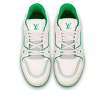 LOUIS VUITTON LV Trainer Sneakers 'White Green' 1ABFAU