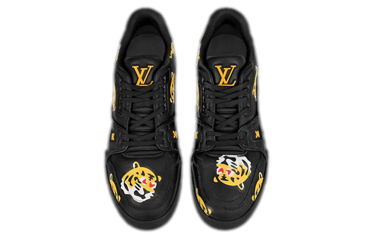 LOUIS VUITTON x Nigo Trainers 'White with Tiger Monogram' 1A9JBI