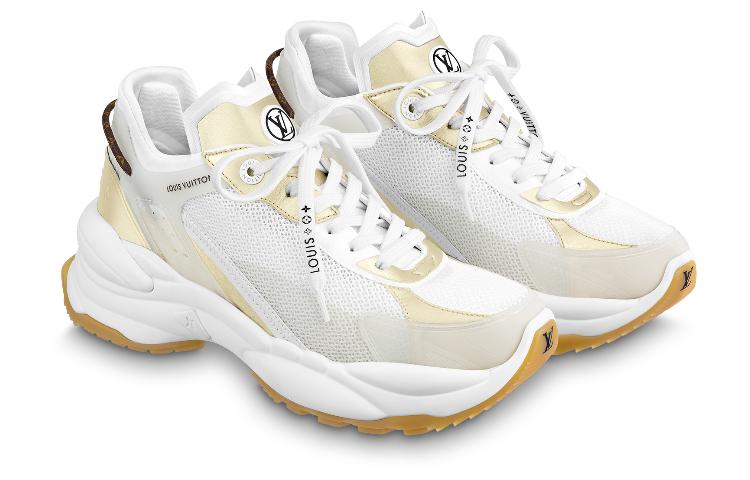 (WMNS) LOUIS VUITTON LV Run 55 Trainers 'White Gold' 1AAP5T
