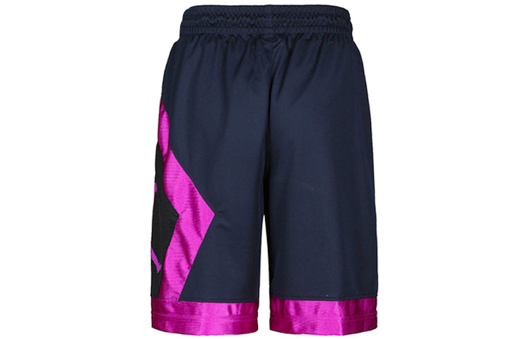 Air Jordan Jumpman Diamond Quick Dry Mesh Splicing Basketball Shorts Navy Blue AV3207-451