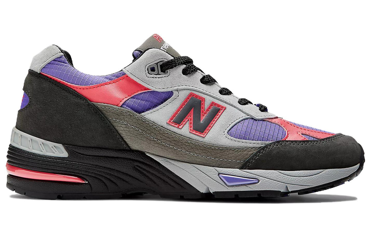 (WMNS) New Balance 991 Made in England x Palace 'Black Ultra Violet' W991PLE