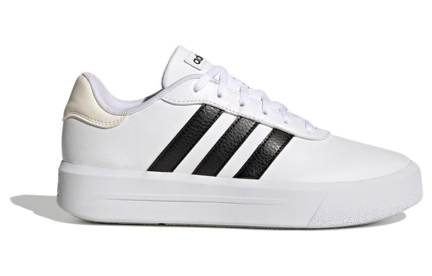 (WMNS) adidas Court Platform Shoes 'White Black' HQ4532
