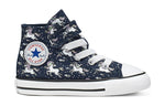 (PS) Converse Hook-and-Loop Chuck Taylor All Star High Top Blue 766203C