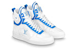 (WMNS) LOUIS VUITTON Boombox Ankle Sneakers 'White Blue' 1A95MV
