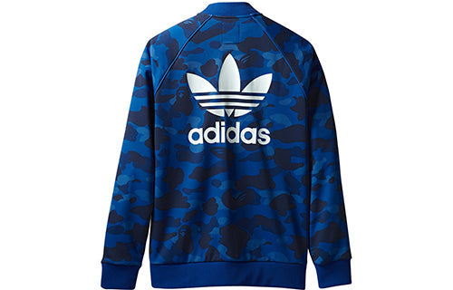 adidas x A Bathing Ape Crossover Adicolor Series Jacket 'Blue' DP0185