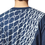 LOUIS VUITTON Cotton T-shirt 'Blue' 1AFQQR