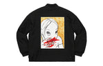 Supreme FW19 Week 3 Mug Shot Crew Jacket Back Printing Unisex Black SUP-FW19-386