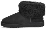 (WMNS) UGG Classic Mini Fluff Fleece Lined Black 1106757-BLK
