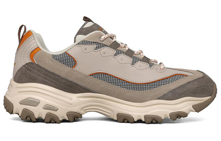 Skechers D'Lites 1.0 Low-Top Running Shoes Brown 237154-NTMT