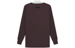 (GS) Fear of God Essentials SS23 Waffle Rugby Sweatshirt 'Plum' FOG-SS23-164
