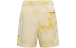 Nike SportswearFrench Terry Solid Color Logo Flowers Embroidered Casual Shorts Gold Color DM5017-777