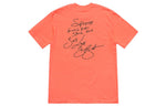 Supreme SS19 Buju Banton Tee Reggae Character Printing Short Sleeve Unisex Orange SUP-SS19-10476
