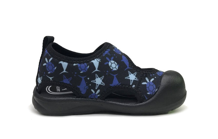 (TD) PUMA Aquacat Sandals Black/Yellow 372158-09