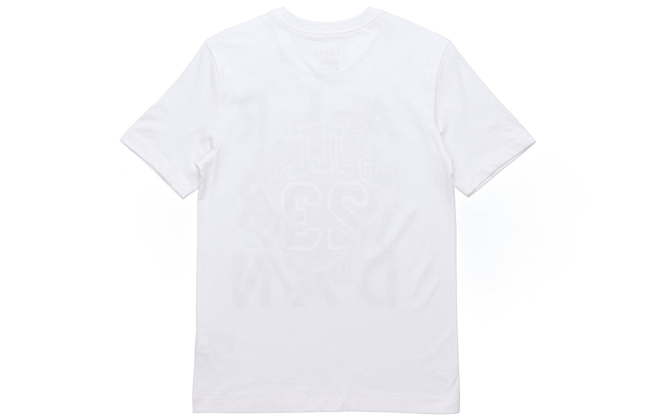 Air Jordan Aj5 '85 Printed Crew Neck Short-sleeved Men's White DD5260-100