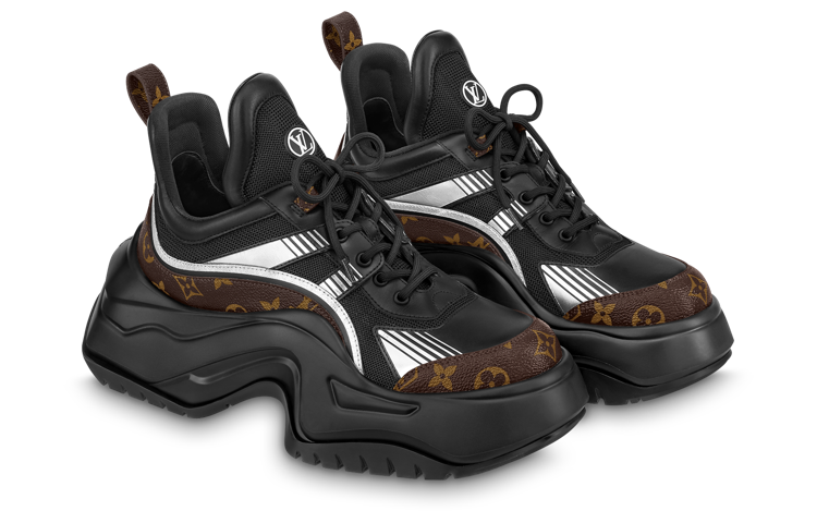 (WMNS) LOUIS VUITTON Archlight 2.0 Platform Sneakers 'Black' 1ABHZ7
