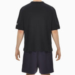 Men's Y-3 Distressed SS Tee Logo Short Sleeve Black FQ4114