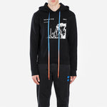 Off-White USA Cotton Pattern Printing Black OMBB034F19E300131001