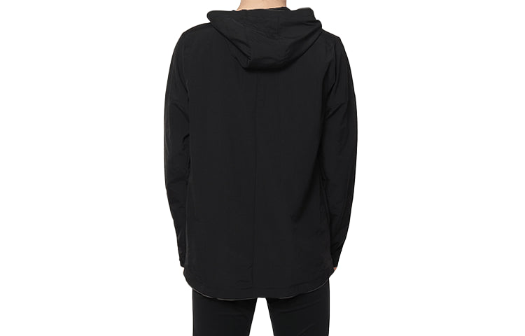 adidas Sports Zipper Woven Long Sleeves Logo Jacket Black DY8756