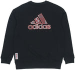 adidas Juve Lny Cr Swt limited Juventus Embroidered team logo Soccer/Football Sports Pullover Black H67143
