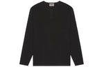 Fear of God Essentials FW20 Thermal Long Sleeve Logo Tee 'Black' FOG-FW20-185