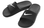 (WMNS) Nike Benassi Shower Slide (W) Black White Slippers 'Black White' 819703-010