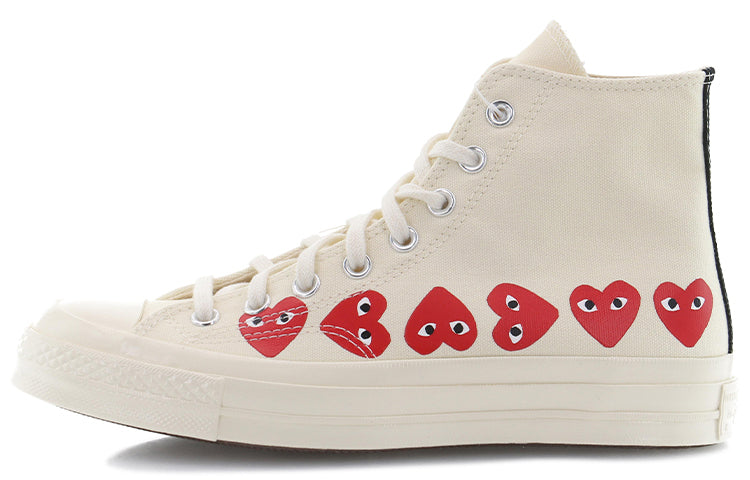 Converse x COMME des GARCONS PLAY Chuck 70 Hi Top 'Multi Heart' 162972C